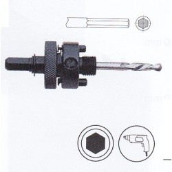 Mandrin pour trépan HSS bi-métal 
