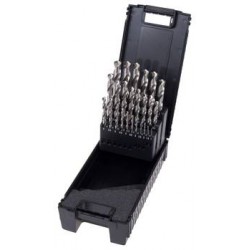 Coffret 25 forêts métaux HSS-G de 1 à 13mm 