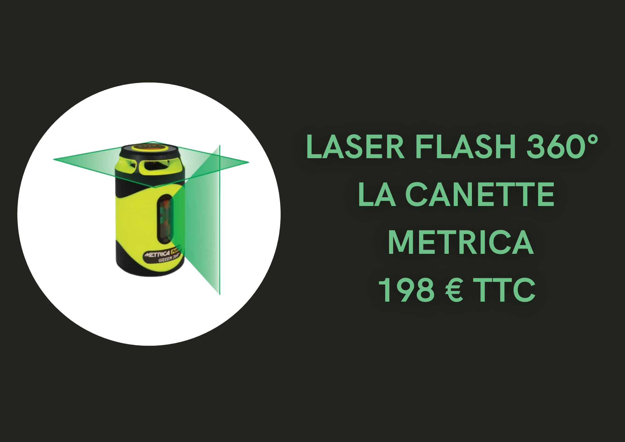 Laser metrica flash